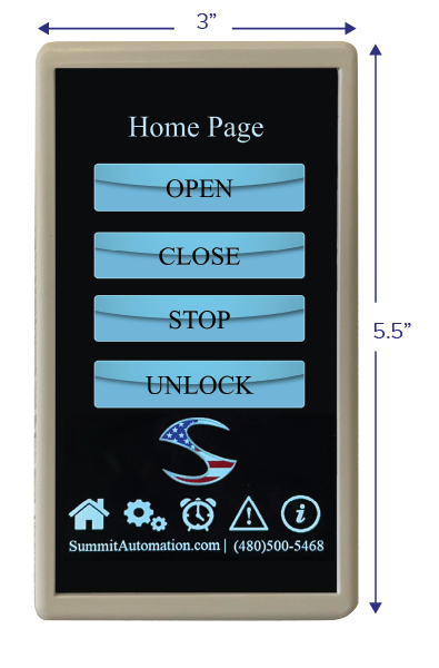 12-in-1 touchscreen door controller