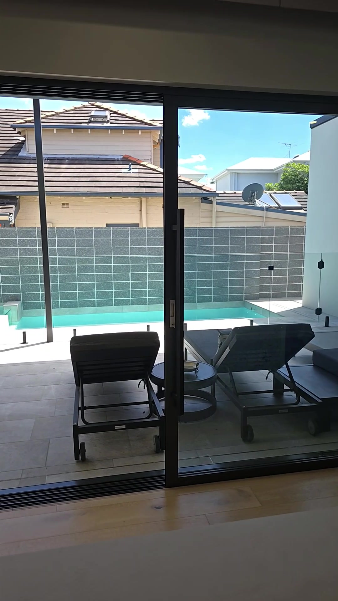 Merewether servery window demonstrating Airla window automation